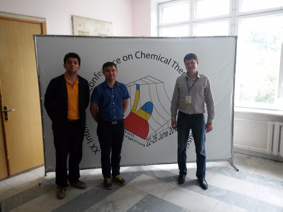 New big time of our young scholars ,Chemical Thermodynamics, RCCT-2015, Nizhnii Novgorod, thermoanalysis, calorimetry