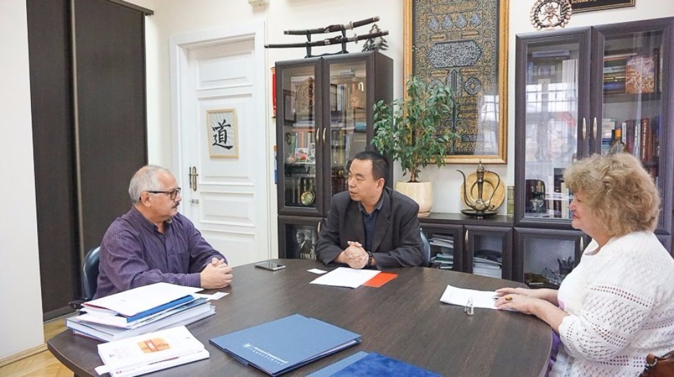 Vice-Rector Latypov Has Held Meetings with Foreign Guests ,Israel, China, IPIC, ISPSMC, Henan University