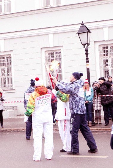 Kazan Federal University welcomed Olympic torch