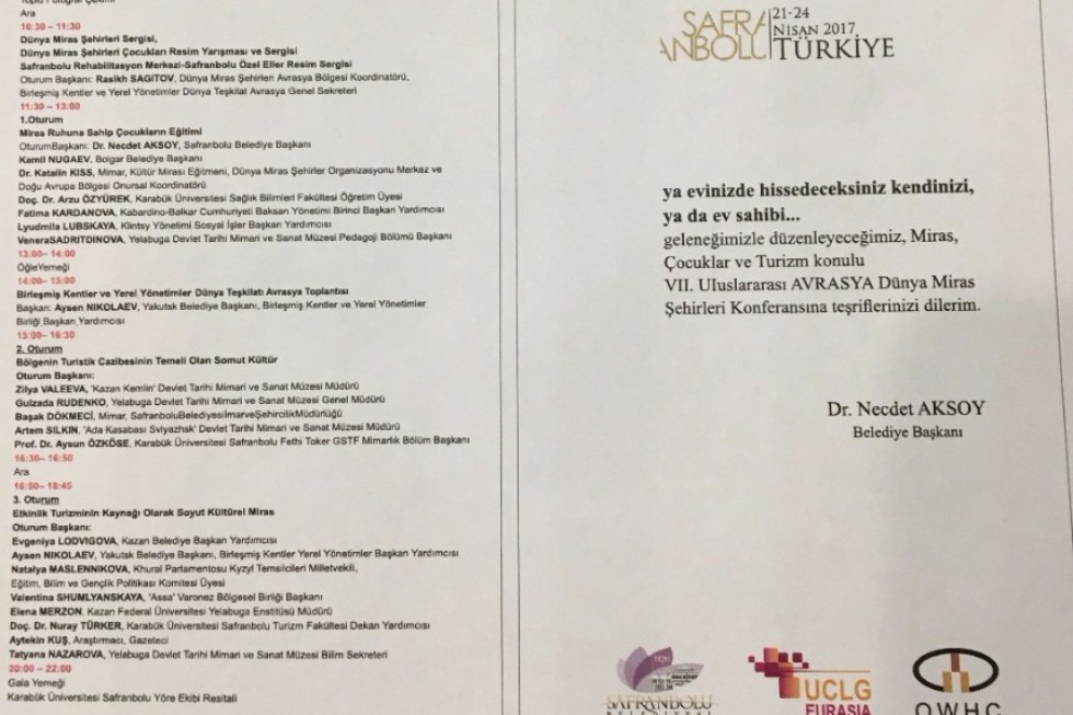 'University as a center of event tourism' is presented in Turkey ,Elabuga Institute