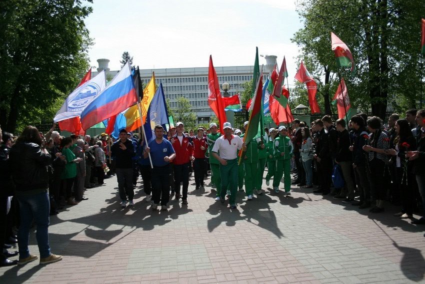 Завершился XI Международный студенческий легкоатлетический пробег Ижевск-Минск Завершился XI Международный студенческий легкоатлетический пробег Ижевск-Минск