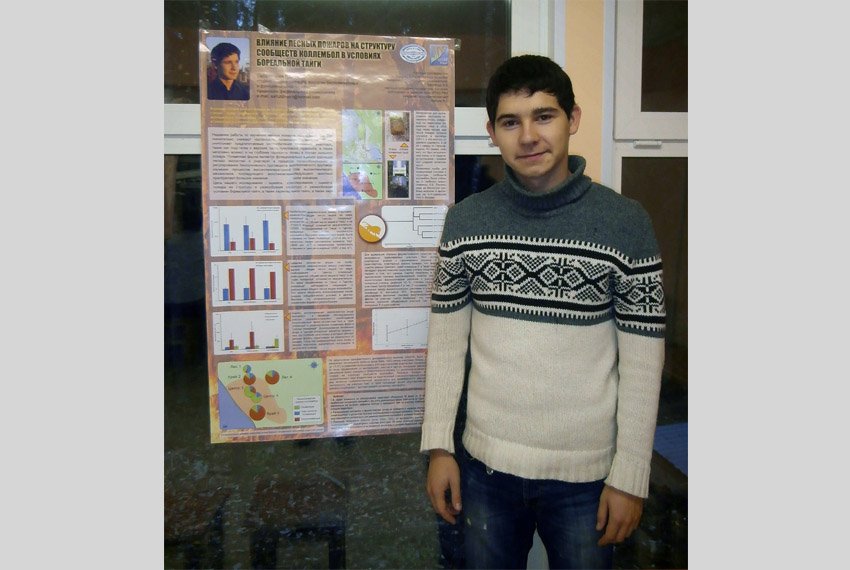 Руслан Сайфутдинов В октябре 2013 года пятикурсники кафедры Сайфутдинов Руслан и Кузнецова Светлана приняли участие в третьей полевой школе по почвенной зоологии и экологии для молодых ученых 'Почвенно-зоологические исследования: от планирования к публикации'.