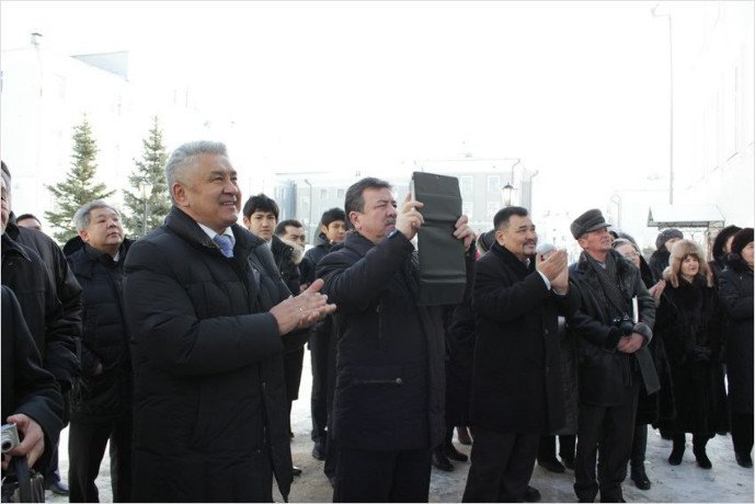 Opening of a KFU plaque to the prominent Kazakh educator