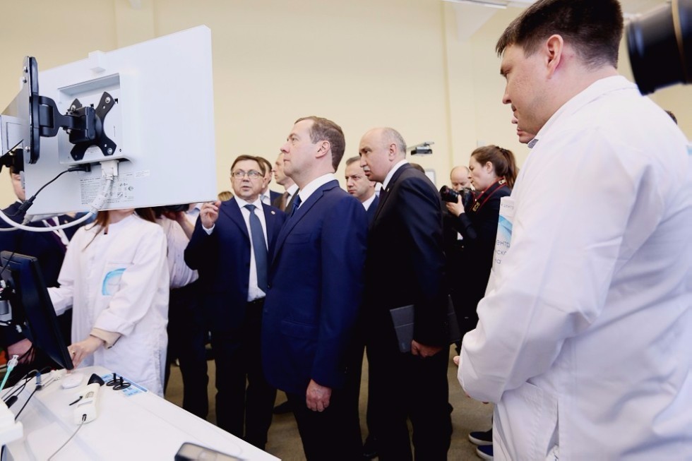 Prime Minister of Russia Dmitry Medvedev Visited Kazan University