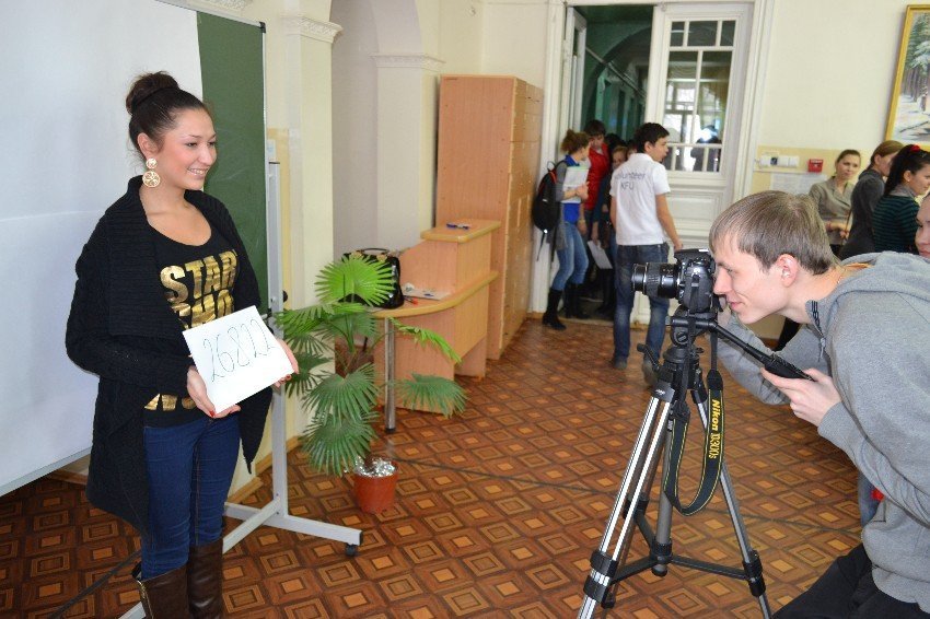 350 students from Elabuga branch of KFU were interviewed to be selected as volunteers for 'Universiade 2013' ,Kazan (Volga region) Federal University, Kazan University, KFU