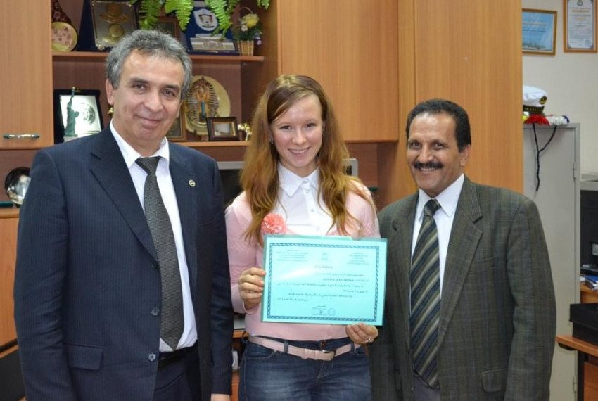 KFU students having undertook traineeship in Morocco and Egypt were awarded certificates