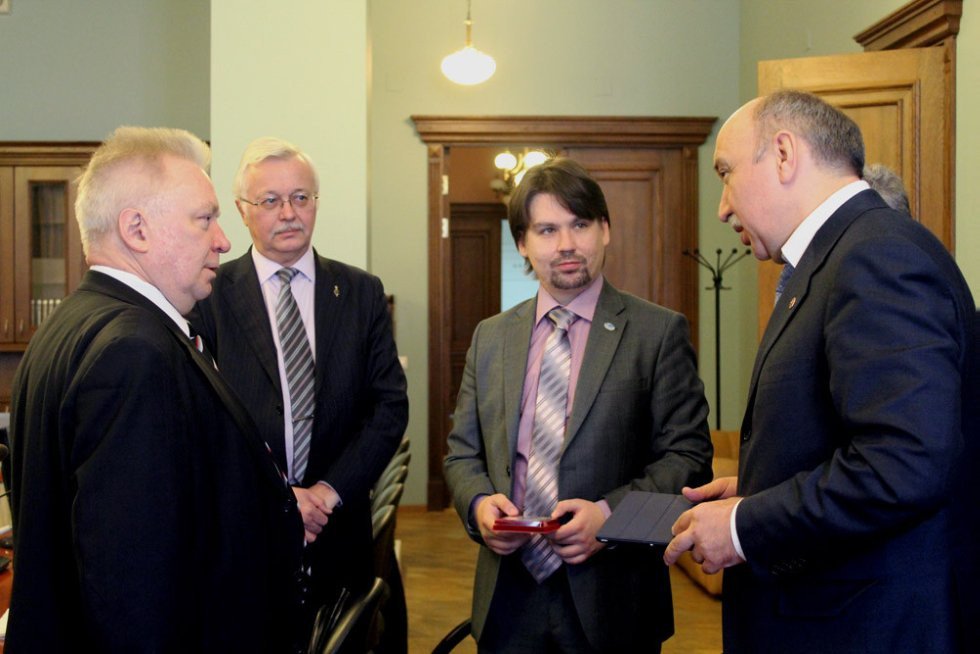 Rector Ilshat Gafurov received an award