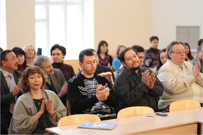 Nail Mukharyamov, newly appointed Director of KFU Institute of Mass Communications and Social Sciences was presented to his team on December, 19. ,
