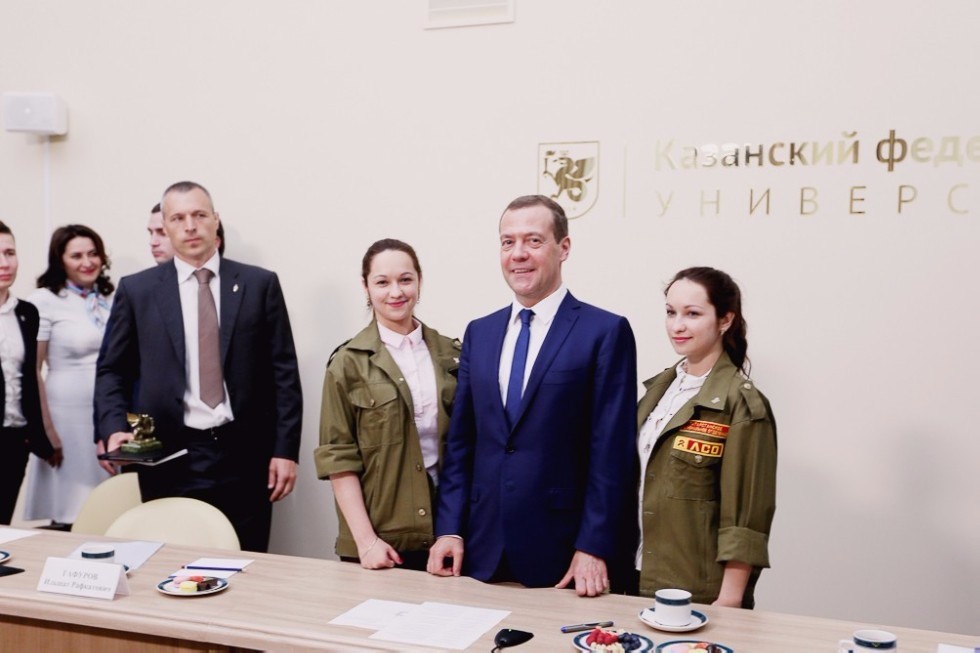 Prime Minister of Russia Dmitry Medvedev Visited Kazan University