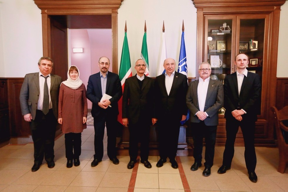 Rector Ilshat Gafurov Met with Acting Consul of Iran in Tatarstan Alibeman Eghbali Zarch