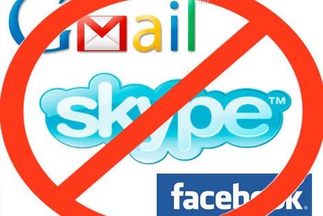     Gmail, Facebook  Skype