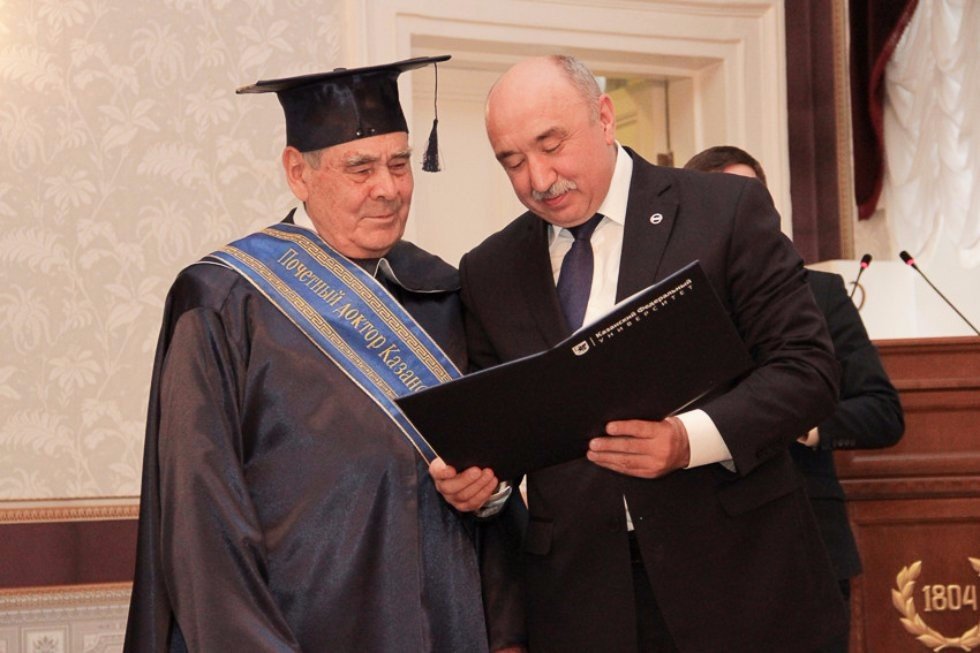 First President of Tatarstan Mintimer Shaimiev Becomes Doctor Honoris Causa of Kazan University