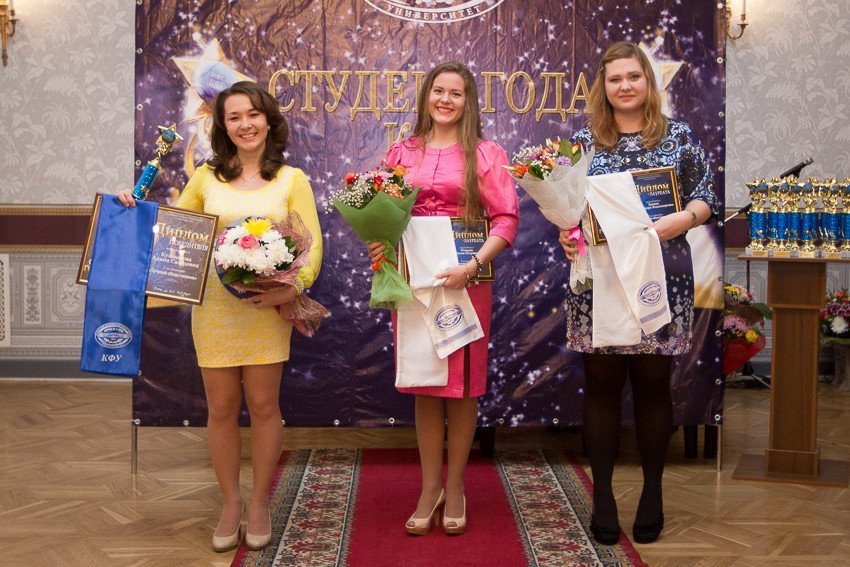 Winners of KFU Student of the Year Prize