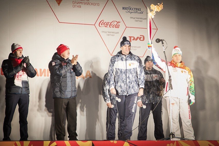 Kazan Federal University welcomed Olympic torch