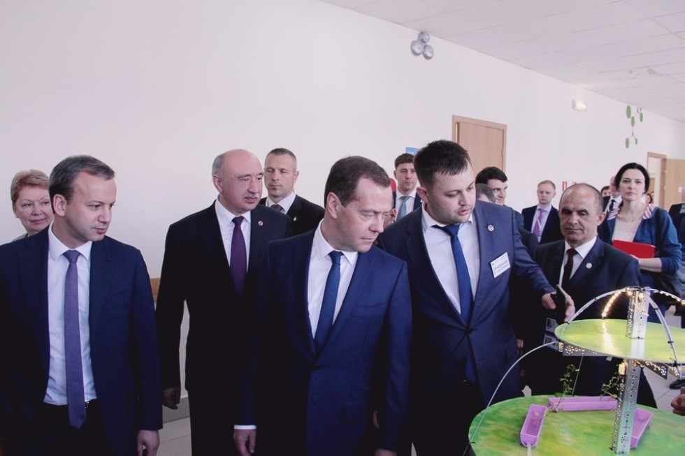 Prime Minister of Russia Dmitry Medvedev Visited Kazan University