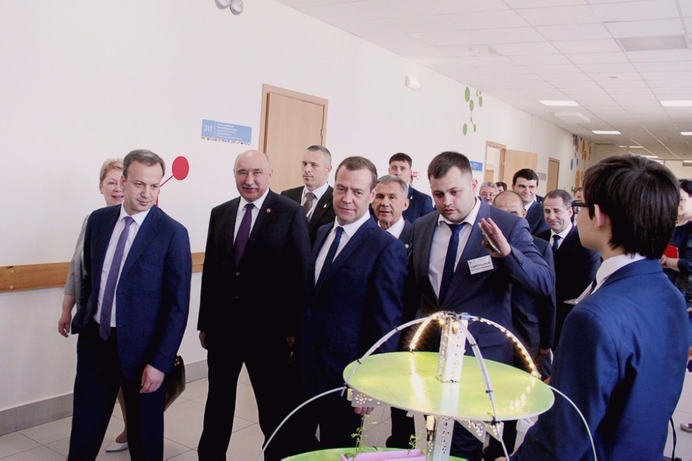 Prime Minister of Russia Dmitry Medvedev Visited Kazan University ,Government of Russia, Prime Minister of Russia, Ministry of Education and Science of Russia, IT Lyceum, IFMB, Medical Simulation Center, Council of Young Scientists