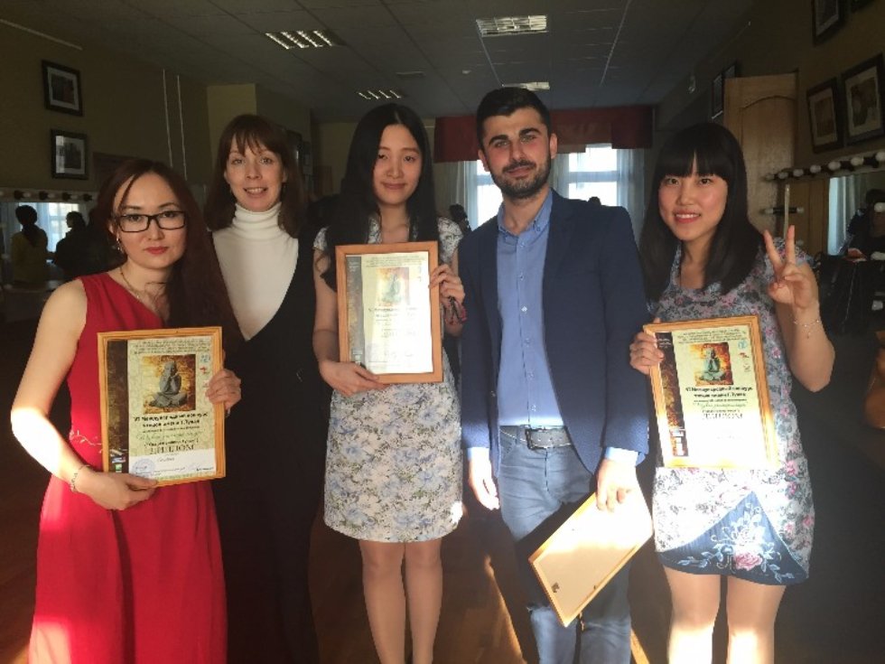 Foreign students of KFU won VI International Recital Competition named after G.Tukay ,Foreign students of KFU won VI International Recital Competition named after G.Tukay