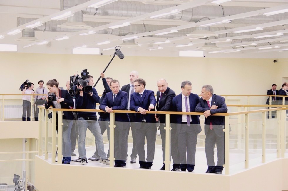 Prime Minister of Russia Dmitry Medvedev Visited Kazan University