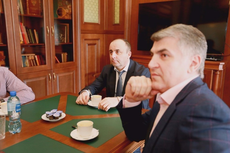 Rector Ilshat Gafurov Held Talks with Dagestani Colleagues