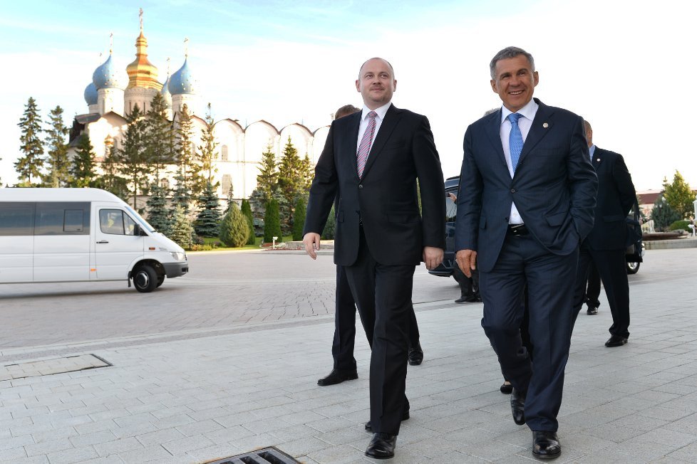 Ilshat Gafurov Meets with the Delegation of Czech Republic's South Moravian Region