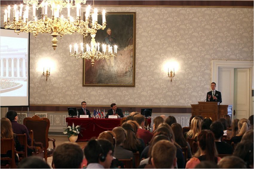  Alexander Stubb, Minister for European Affairs and Foreign Trade of Finland in Kazan Federal University ,
