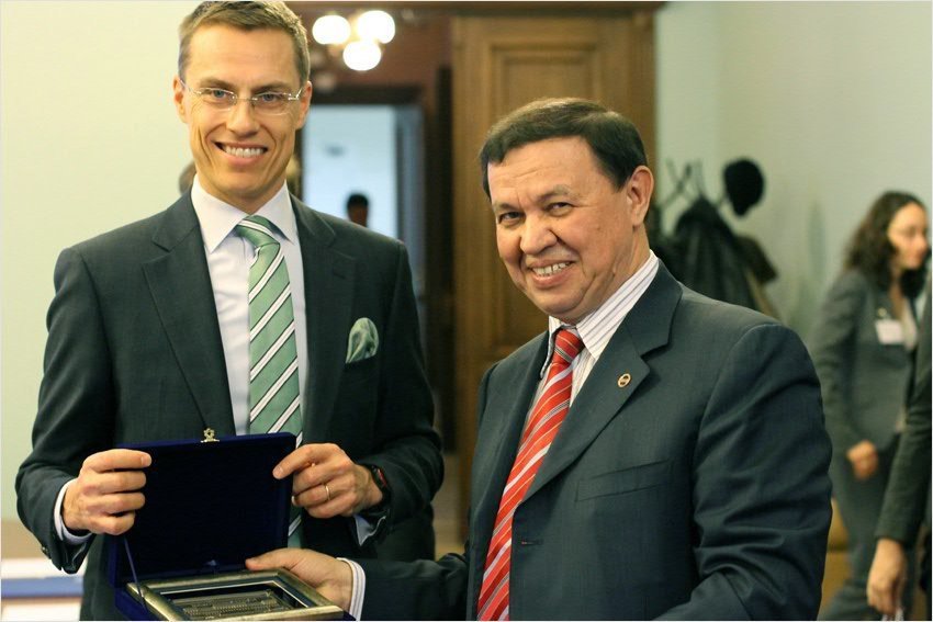  Alexander Stubb, Minister for European Affairs and Foreign Trade of Finland in Kazan Federal University ,
