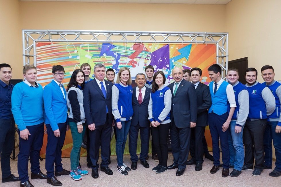 President of Tatarstan Visited Naberezhnye Chelny Institute, Rector Gafurov Present at Discussions of Two Institute Roadmaps