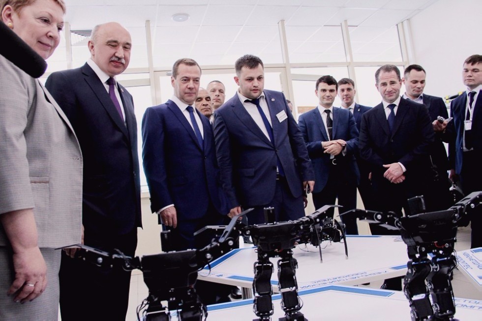 Prime Minister of Russia Dmitry Medvedev Visited Kazan University