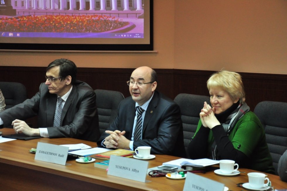 Visit of the Consul General of Turkey in Kazan to the Institute of Philology and Arts ,
