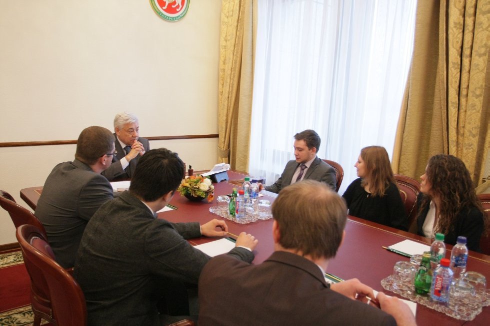 Chairman of Tatarstan State Council met with KFU students