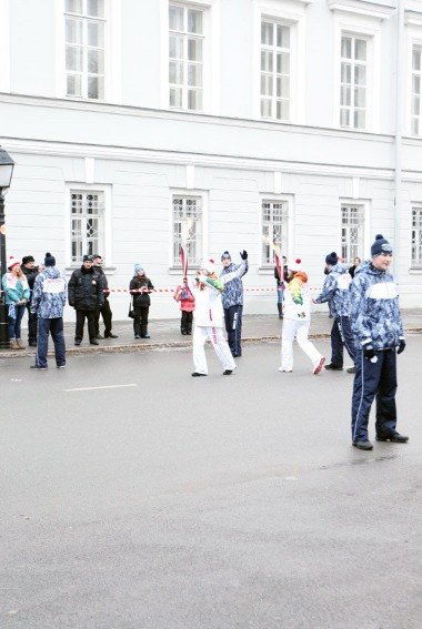 Kazan Federal University welcomed Olympic torch