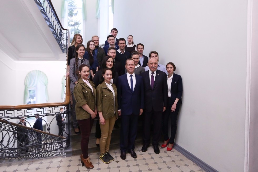 Prime Minister of Russia Dmitry Medvedev Visited Kazan University Prime Minister of Russia Dmitry Medvedev Visited Kazan University