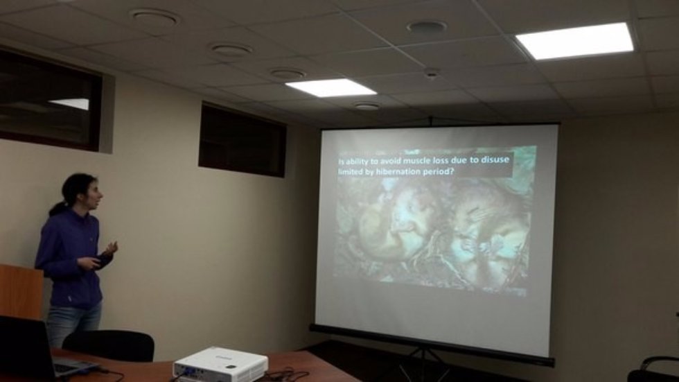 В последний день зимы состоялся семинар, организованный лабораторией 'Экстремальная биология', посвященный изучению атрофии мышц и спячке В последний день зимы состоялся семинар, организованный лабораторией 'Экстремальная биология', посвященный изучению атрофии мышц и спячке