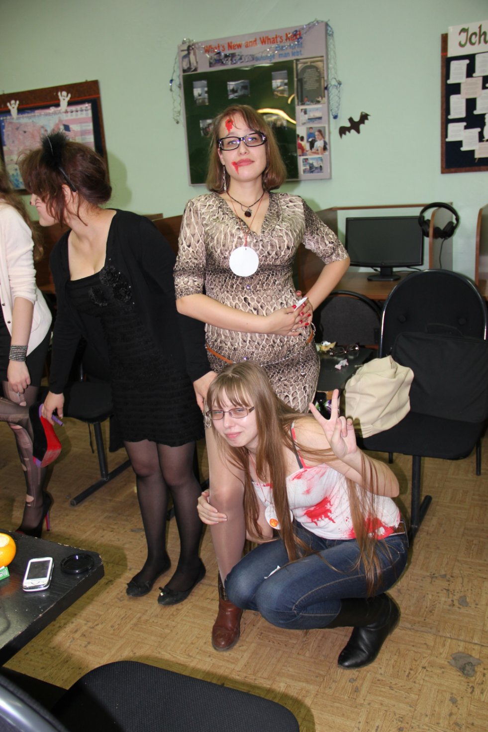 Halloween party in the philological department! ,  ,  