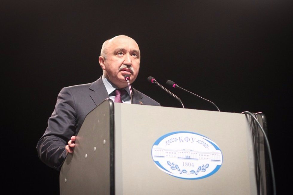 Rector Ilshat Gafurov Presented 2015 Annual Report to Staff and Students ,reports, Academic Council, QS, THE