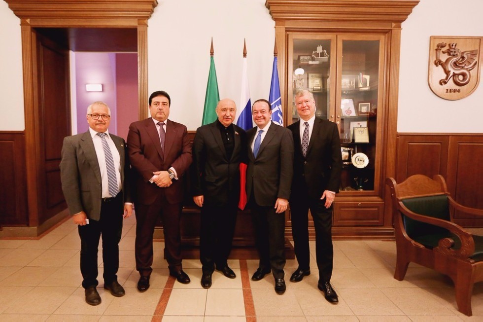 Rector Ilshat Gafurov Met with Ford Motor Company Executives ,NCI, IE, ITIS, Ford Motor Company, Ford Sollers, KAMAZ