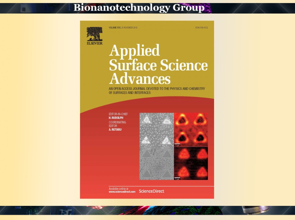  әә,  әә    Applied Surface Science Advances ң өәә . ,Applied Surface Science Advances,  , Elsevier