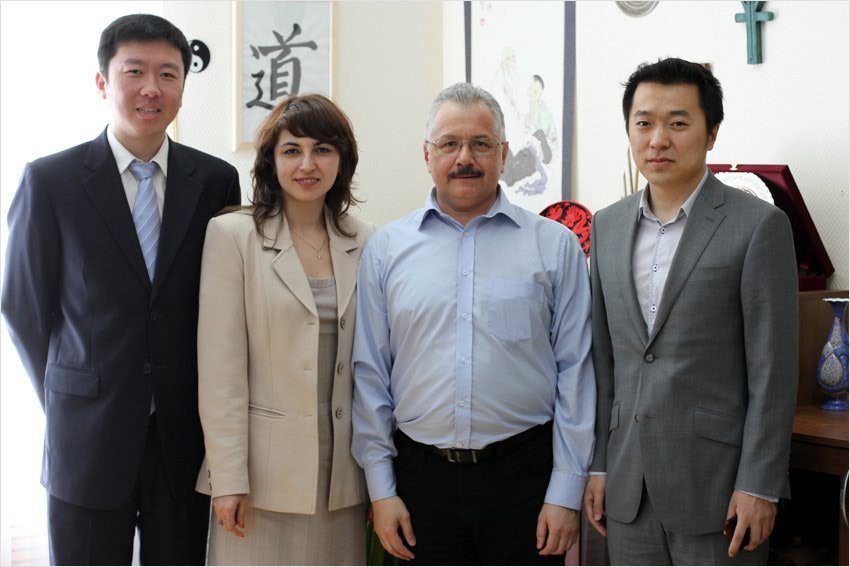 Representatives of the Export-Import Bank of China in Kazan Federal University