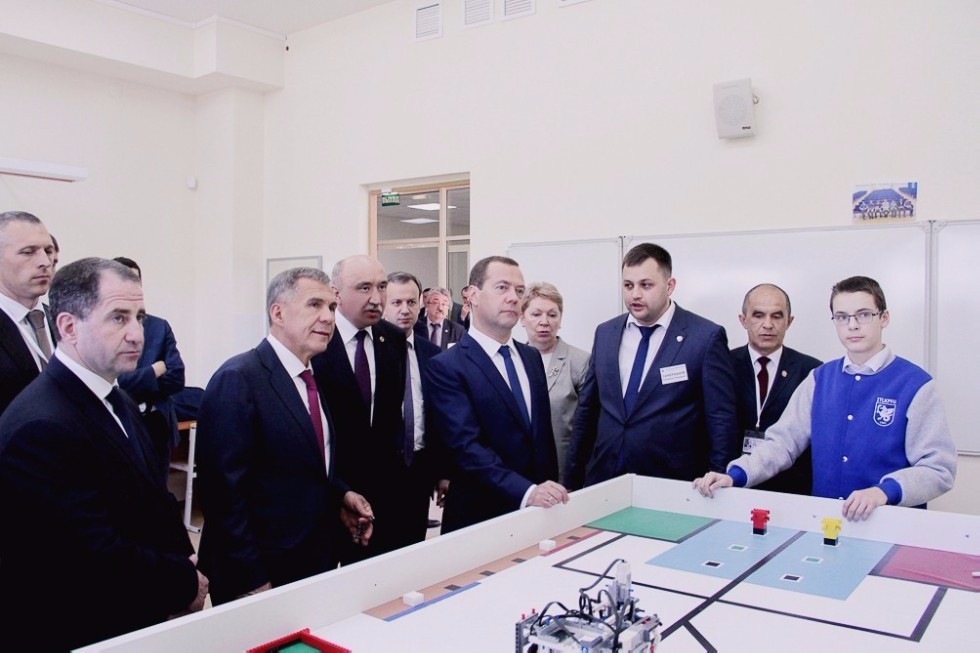 Prime Minister of Russia Dmitry Medvedev Visited Kazan University