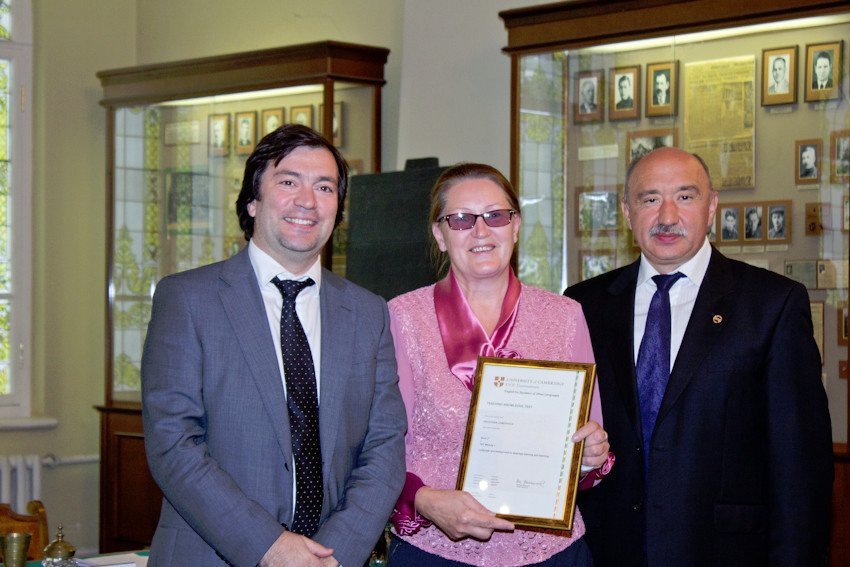 International Cambridge Certificates awarded in KFU