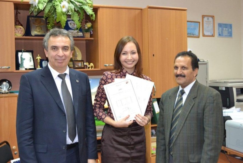 KFU students having undertook traineeship in Morocco and Egypt were awarded certificates