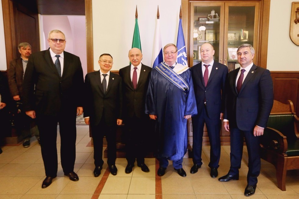 Sergey Stepashin Received Credentials of Doctor Honoris Causa of Kazan University ,Housing Utilities Reform Fund, Imperial Eastern Orthodox Palestinian Society, State Counsellor of Tatarstan, Doctor Honoris Causa, awards, IMEF, Palestine, Syria