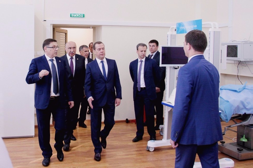 Prime Minister of Russia Dmitry Medvedev Visited Kazan University