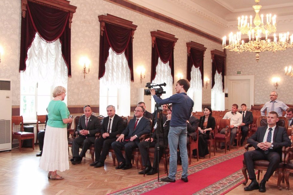 President of Abkhazia Raul Khadjimba Visits KFU