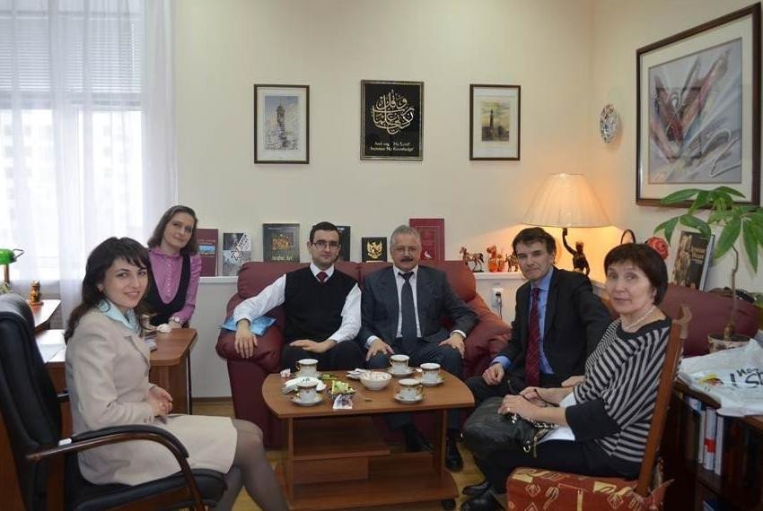 Vice-Rector for International Relations Linar Latypov met with Counselor for Cultural Affairs of Spain in Russia Manuel Hernández Gamallo