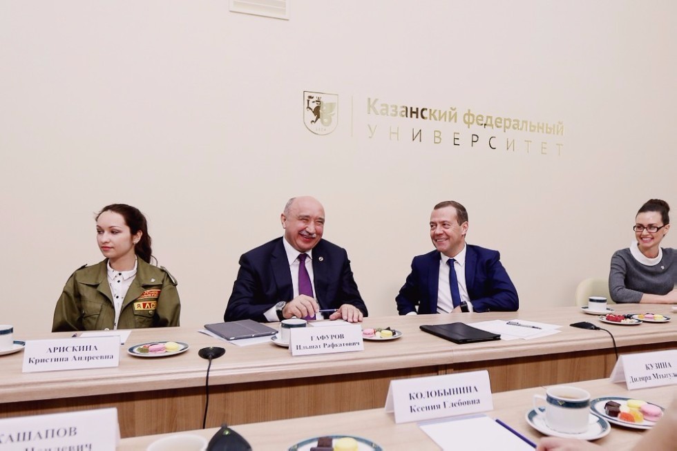 Prime Minister of Russia Dmitry Medvedev Visited Kazan University Prime Minister of Russia Dmitry Medvedev Visited Kazan University