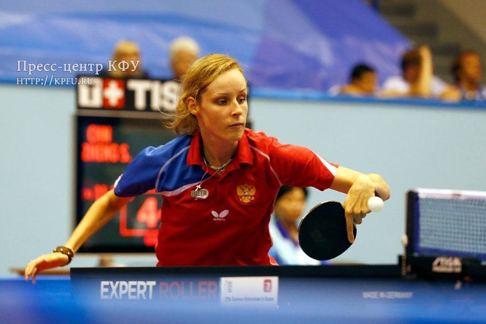 Antonina Savelyeva and Alexander Shibayev took the third place at the table tennis (mixed doubles) competitions