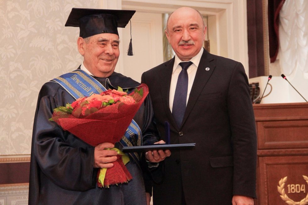 First President of Tatarstan Mintimer Shaimiev Becomes Doctor Honoris Causa of Kazan University ,Mintimer Shaimiev, Board of Academics, awards, University Birthday