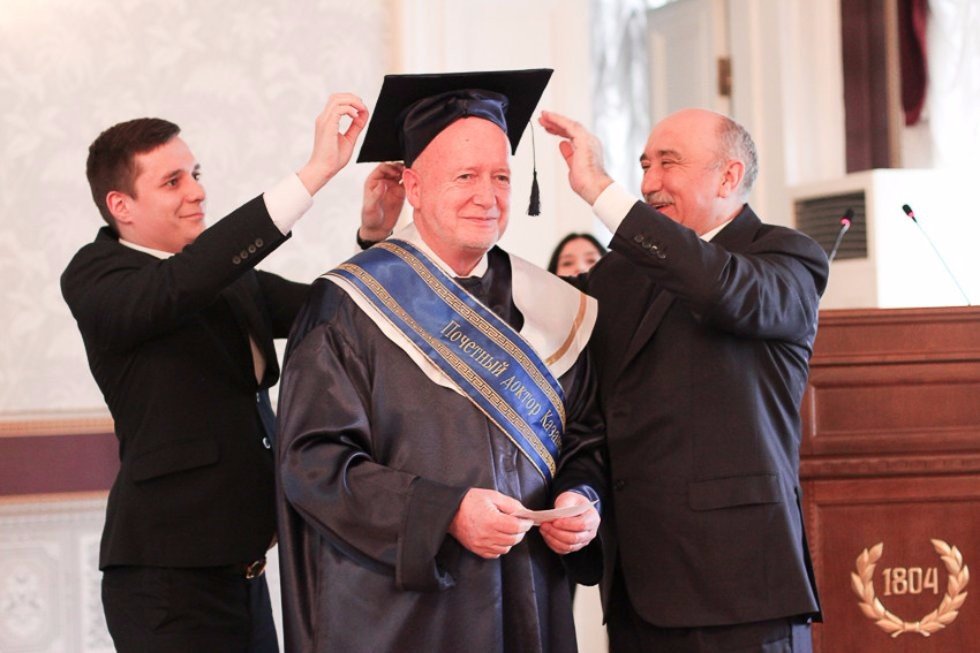 Michael Schmitz, Supervisor of Partnership Agreement between KFU and Giessen University received KFU Honoris Causa ,Kazan University Famous Professors, Michael Schmitz, Justus Liebig University Giessen