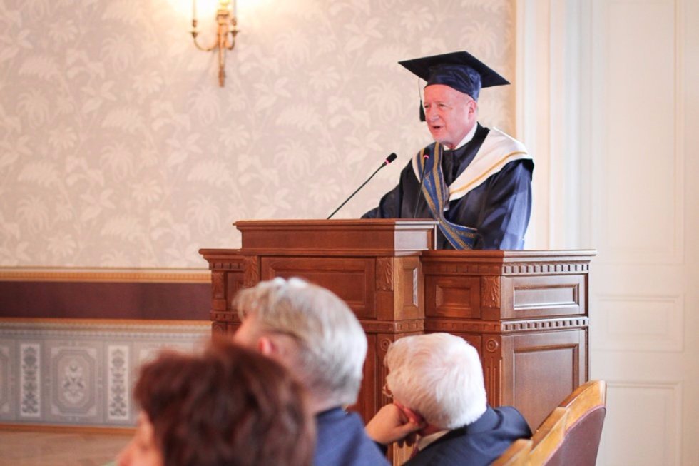 Michael Schmitz, Supervisor of Partnership Agreement between KFU and Giessen University received KFU Honoris Causa